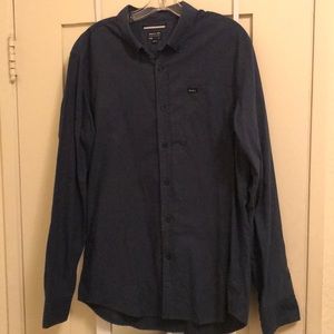 RVCA Slim Fit long sleeve button down